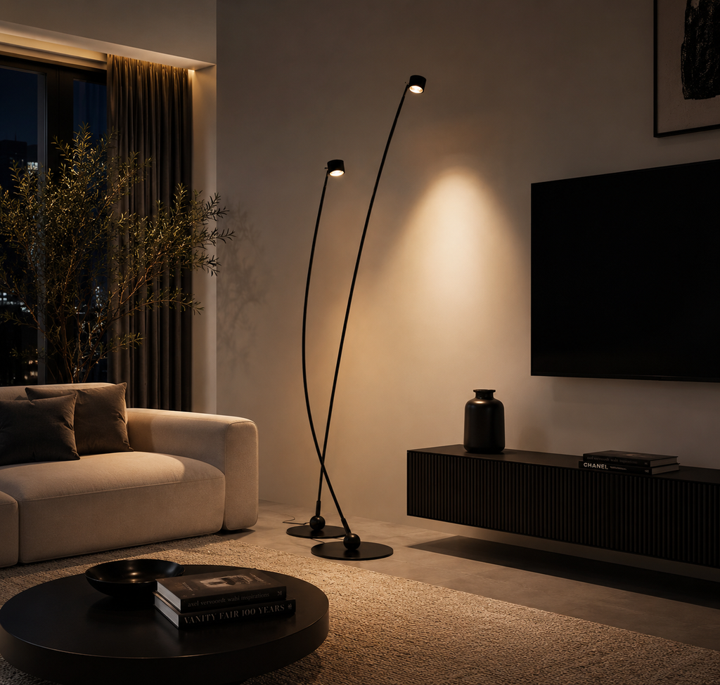Sampei Floor Lamp Designer LED Vertical Light for Living Room & Bedroom