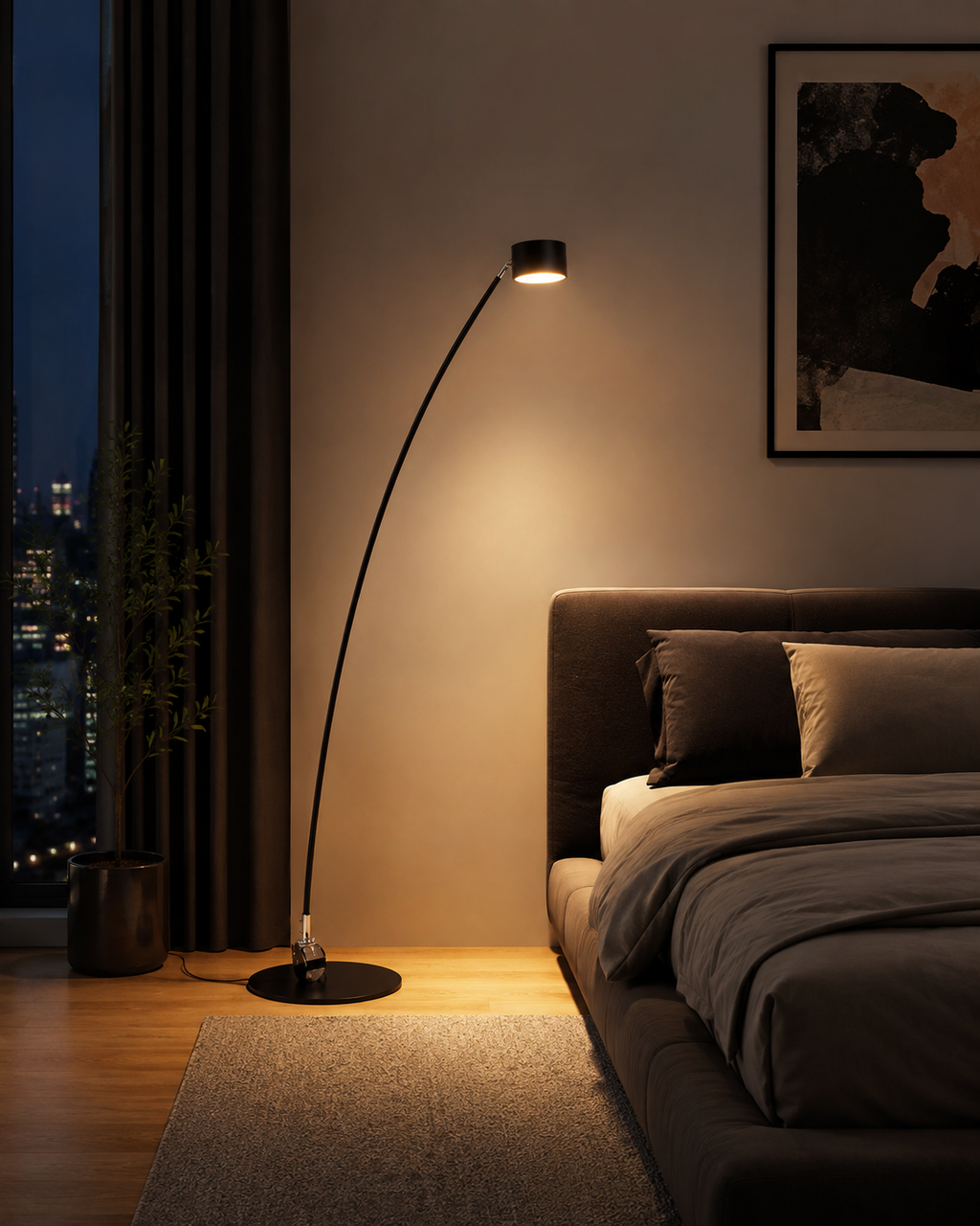 Sampei Floor Lamp Designer LED Vertical Light for Living Room & Bedroom