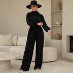 Brown Zip-Up Jumpsuit