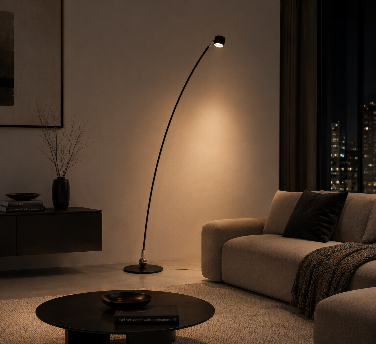 Sampei Floor Lamp Designer LED Vertical Light for Living Room & Bedroom