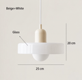 Nordic Glass Pendant Light | Modern Bauhaus Ceiling Lamp