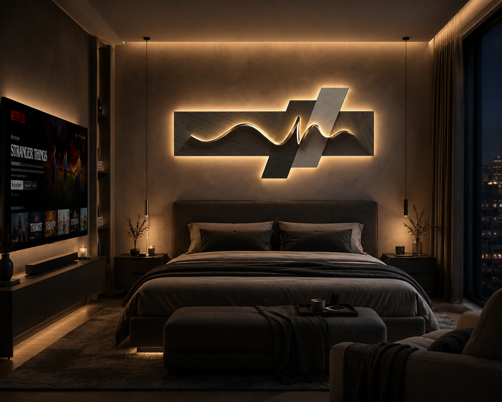 LED Wall Art Light Wabi Sabi Ambient Wall Decor
