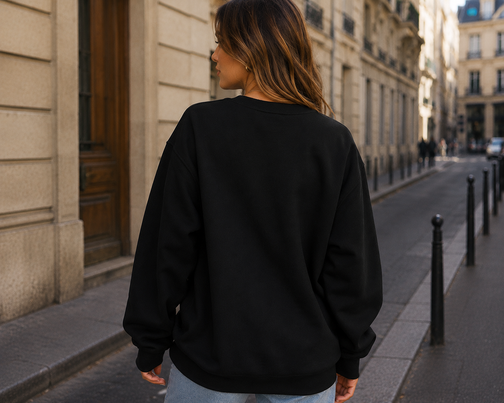 Women's Oversized Crewneck Sweatshirt – Soft Casual Pullover