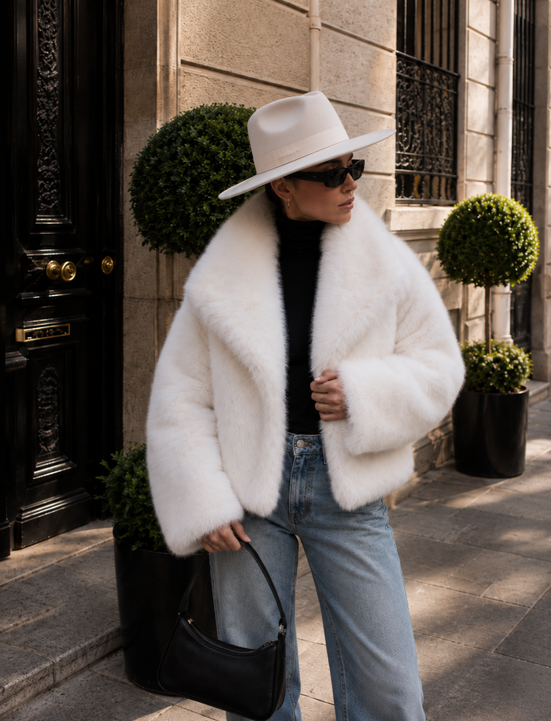 Luxury Faux Fur Coat