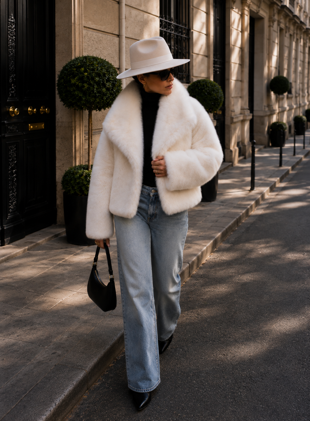 Luxury Faux Fur Coat
