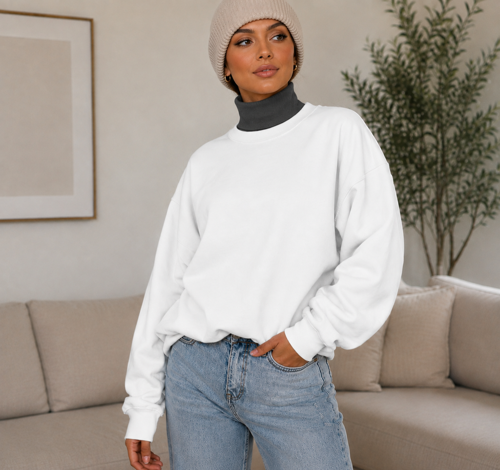 Oversized Crewneck Sweatshirt