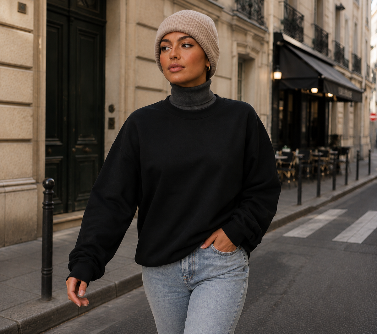 Oversized Crewneck Sweatshirt