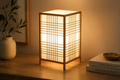 Japanese Bamboo Table Lamp Japandi Bedside Ambient Light