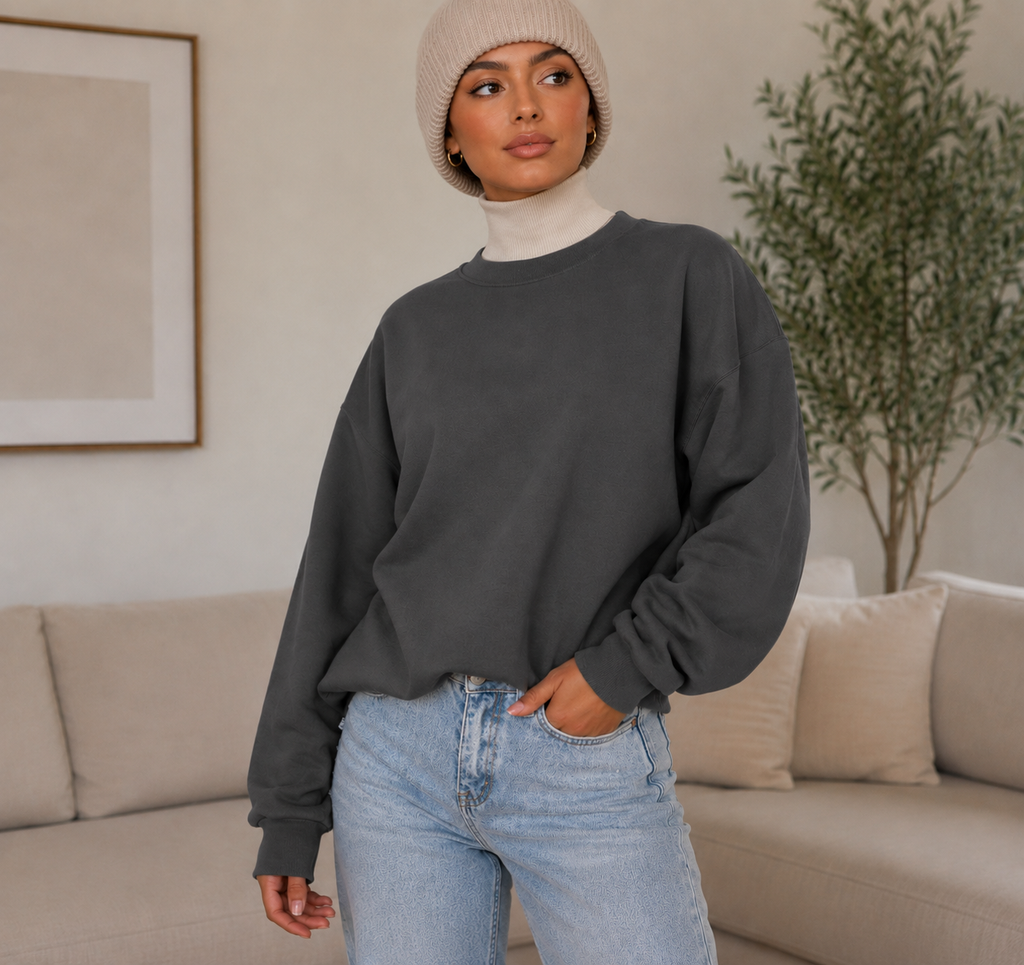 Oversized Crewneck Sweatshirt