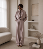 High Neck Two-Piece Set