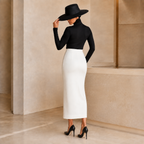 White Pencil Skirt