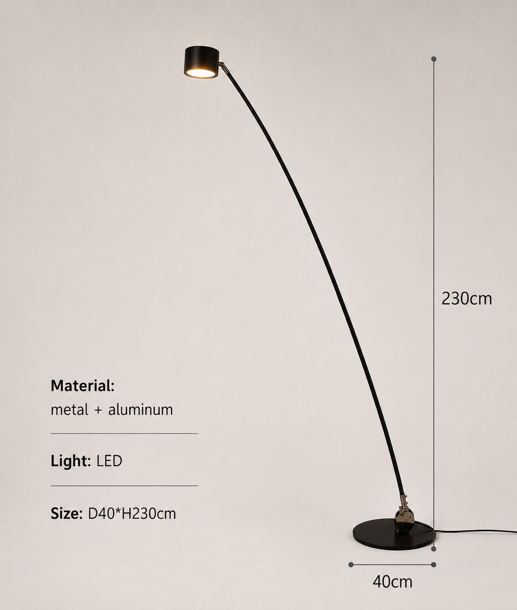 Sampei Floor Lamp Designer LED Vertical Light for Living Room & Bedroom